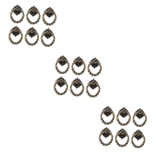 GALPADA 3 Sätze Teiliges Vintage Möbelgriffe Für Schrank Und Kommode Antike Türgriffe Für Schublade Und Kleiderschrank Installieren Und Langlebig 6 Stück * 3 von GALPADA