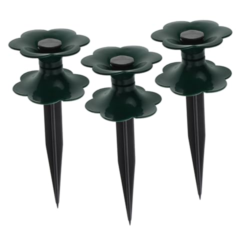 GALPADA 3 Stück Gartenschlauch Umlenkrollen Grün Robuste für Gras und Blumenbeete Vielseitige Wasserführung Einfache Installation Kompatibel mit Gartenschläuchen und Hochdruckreinigern von GALPADA