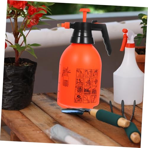 GALPADA 3 Stück Hand Wassersprüher Pneumatischer Druck Wassersprüher Pumpsprüher Nachfüllbarer Sprüher Garten Innengießkanne Handsprüher Mini Gießkanne Rot von GALPADA