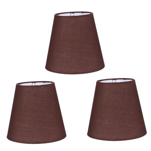 GALPADA 3 Stück Stoff lampenschirme aus Feinem Material Schützende Lampenabdeckung für Decken Tischlampen Wohnliche Lichtschirme für Schlafzimmer und Wohnzimmer von GALPADA