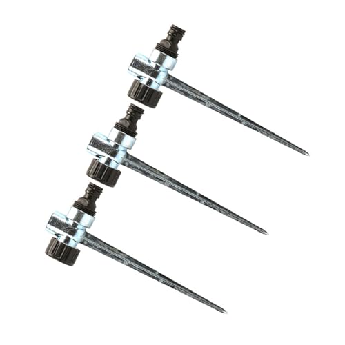 GALPADA 3 Stück Teiliges Gartensprenger Erdspieß Legierung Teiliger Innengewindeverbindung Stabiler Rasensprengerhalter Einfach zu Montieren Langlebig für Impulsregner und Pulsierende GALPADA 3 Stück Teiliges Gartensprenger Erdspieß Legierung Teiliger Innengewindeverbindung Stabiler Rasensprengerhalter Einfach zu Montieren Langlebig für Impulsregner und Pulsierende von GALPADA