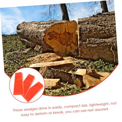 GALPADA 3 Stück Teiliges Holzfällkeile aus Robustem Spitz Zulaufende Fällkeile mit Rutschfester Oberfläche zur Sicheren Baumfällung und Holzspaltung Langlebig und Kettenfreundlich für GALPADA 3 Stück Teiliges Holzfällkeile aus Robustem Spitz Zulaufende Fällkeile mit Rutschfester Oberfläche zur Sicheren Baumfällung und Holzspaltung Langlebig und Kettenfreundlich für von GALPADA