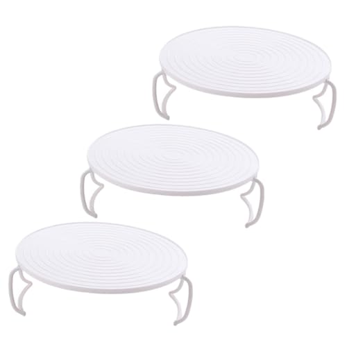 GALPADA 3 Stück Teiliges Mikrowellen Dampfgarer Regal Rundes Stapelbares Küchenablage für Lebensmittel aus Langlebigem Hitzebeständig und Platzsparend GALPADA 3 Stück Teiliges Mikrowellen Dampfgarer Regal Rundes Stapelbares Küchenablage für Lebensmittel aus Langlebigem Hitzebeständig und Platzsparend von GALPADA
