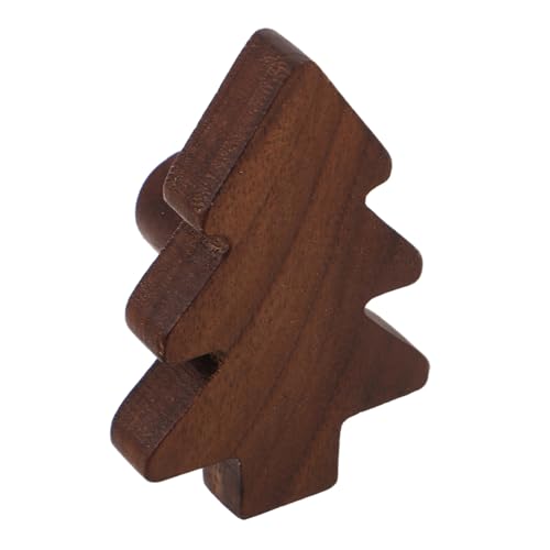 GALPADA 3 Stück Teiliges Weihnachtsbaum Holzgriffe für Schränke Kinderzimmer Schubladenknöpfe Farmhouse Stil Naturholz Schrankbeschläge für Kommode und Kleiderschrank von GALPADA