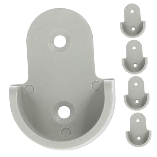 GALPADA 30 Stück Flansch Kleiderstangenhalter aus Kunststoff Robuste Stangenhalterung für Garderobe Handtuchstange und Duschvorhang Einfache Installation Langlebig und GALPADA 30 Stück Flansch Kleiderstangenhalter aus Kunststoff Robuste Stangenhalterung für Garderobe Handtuchstange und Duschvorhang Einfache Installation Langlebig und von GALPADA