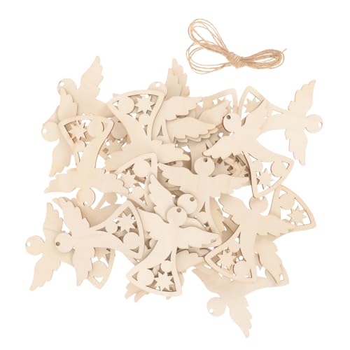 GALPADA 30 Stück Teiliges DIY Holzscheiben Weihnachtsengel Basteln Unvollendete Holzausschnitte Handwerk Malen Holzformen für Kreative Weihnachtsdeko und Bastelprojekte GALPADA 30 Stück Teiliges DIY Holzscheiben Weihnachtsengel Basteln Unvollendete Holzausschnitte Handwerk Malen Holzformen für Kreative Weihnachtsdeko und Bastelprojekte von GALPADA