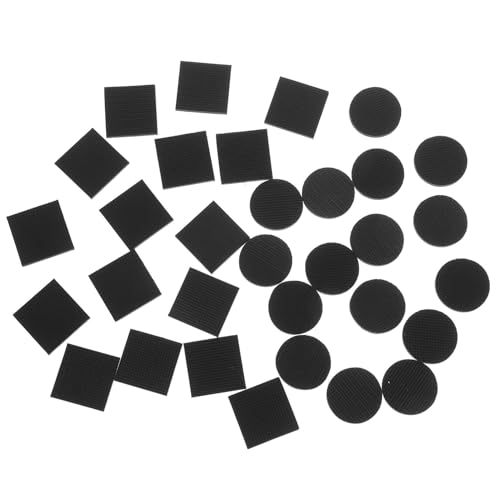 GALPADA 32 Stück Selbstklebende Möbelgleiter Runde und Quadratische Tischfußschoner für Fliesenböden Schützend und rutschfest Ømm Geräuscharm und Langlebig von GALPADA
