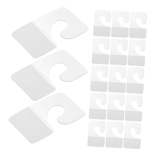 GALPADA 350 Stück Teiliges PVC Haken mit Schlitzloch Selbstklebende Transparente Aufhänger Stark Haftend Rückstandsfrei Entfernbar für Ladendisplay und Wandorganisation von GALPADA