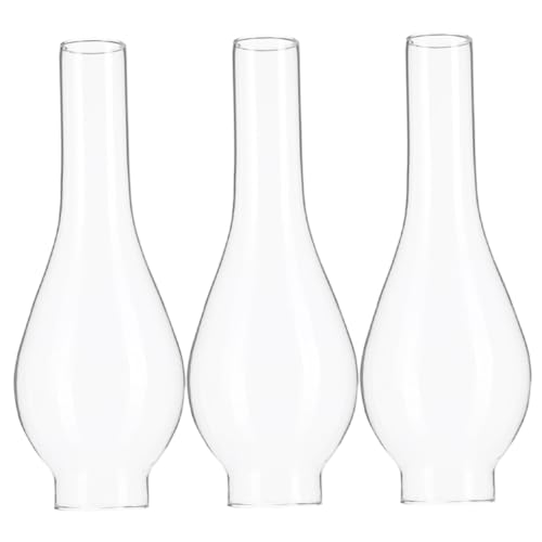 GALPADA 3stücke Glaslampenschirm Für Öllampe Ersatz Für Lampenkamin Klarer Lampenschirm Vintage-Design Für Innen Und Outdoor-Beleuchtung Einfache Wartung Und Nachfüllung GALPADA 3stücke Glaslampenschirm Für Öllampe Ersatz Für Lampenkamin Klarer Lampenschirm Vintage-Design Für Innen Und Outdoor-Beleuchtung Einfache Wartung Und Nachfüllung von GALPADA