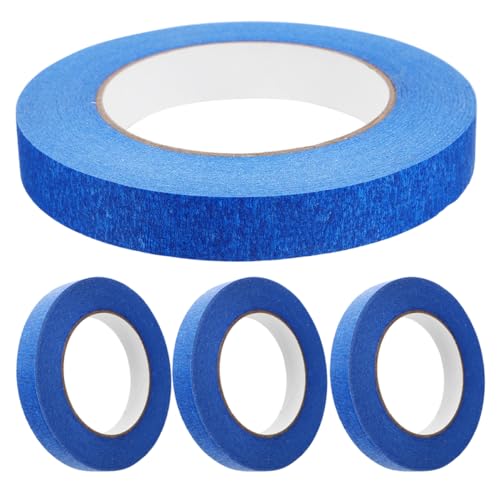 GALPADA 4 Rollen Auto Lackierband Malerkrepp für Präzise Abklebearbeiten Stark Haftend für DIY Projekte und Professionelle Anwendungen von GALPADA