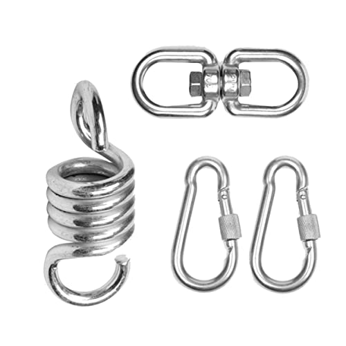 GALPADA 4 STÜCKE Teiliges Set für Hängesessel Aufhängung mit Zubehör und Drehhaken für Hängematten Schaukelstühle und Sandbags von GALPADA