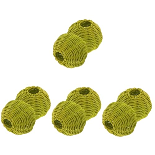 GALPADA 4 Sätze Rattan Lampenschirme Diy Lichtabdeckung Rustikale Dekorative Lampenschirme Für Wohnzimmer Schlafzimmer Hotel Und Schutz Und Staubdicht Einfach Und 2 Stücke * 4 von GALPADA