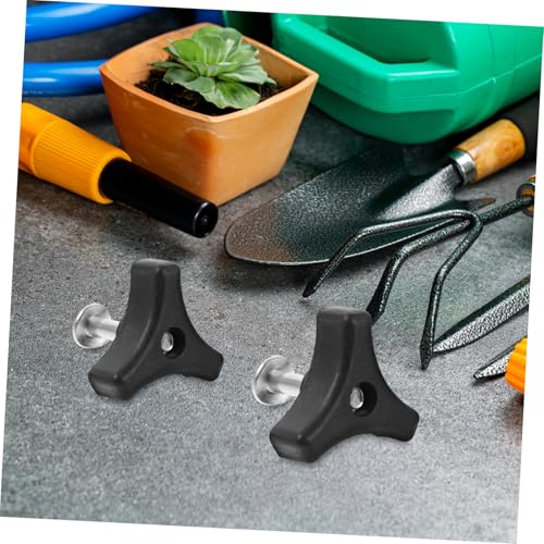 GALPADA 4 Sätze Teiliges Rasenmäher Griff Ersatzteile mit Dreieckigem Griff Abs und Eisen Langlebig und Robust Verbesserte Bedienung für Garten und Rasenmähergeräte von GALPADA