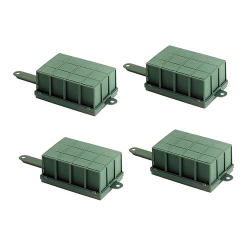 GALPADA 4 Stück Blumenhalter mit Griff und Aufhängeloch Leichter Kunststoff Blumenkäfig für Frische Blumengestecke Vielseitig für Hochzeit Party Wand und Tischdekoration von GALPADA