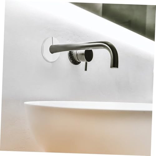 GALPADA 4 Stück Edelstahl Rohrloch Abdeckung Robuste Clipbare Wandflansch Dekorplatte Rostfrei für Wasserrohre Heizungsrohre Sanitär Einfache Montage Innendurchmesser von GALPADA