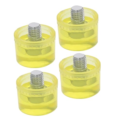 GALPADA 4 Stück Ersatz Schlagkopf Ersatzschlägelköpfe hammer hammer nicht beschädigender Hammer für Tipps Gummihammerspitze Spitze eines Gummihammers Hammerkopf Schlagkopf aus Gummi Gelb GALPADA 4 Stück Ersatz Schlagkopf Ersatzschlägelköpfe hammer hammer nicht beschädigender Hammer für Tipps Gummihammerspitze Spitze eines Gummihammers Hammerkopf Schlagkopf aus Gummi Gelb von GALPADA