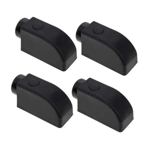 GALPADA 4 Stück Fenstersicherung Schwarz Kindersicherer Schiebefenster stopp Fensterbegrenzung für Kippschutz Kratzfest Langlebig Einfache Montage ohne Bohren Schutz vor Einbruch und von GALPADA