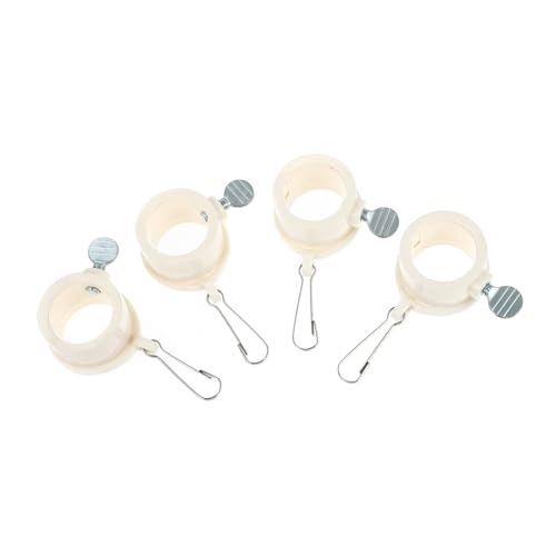 GALPADA 4 Stück Flag Pole Mounting Clip Teiliges Weiß Drehbarer Fahnenmast Ring Fahnenhalterung Einfache Langlebig und Windfrei für Stabile Fahnenmastbefestigung GALPADA 4 Stück Flag Pole Mounting Clip Teiliges Weiß Drehbarer Fahnenmast Ring Fahnenhalterung Einfache Langlebig und Windfrei für Stabile Fahnenmastbefestigung von GALPADA