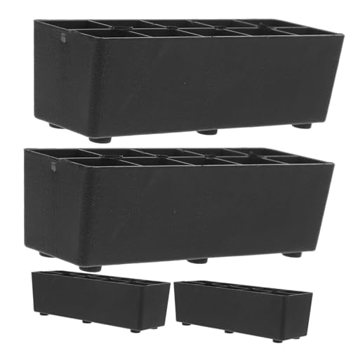 GALPADA 4 Stück Kunststoff Möbelbeine Erhöhung für Sofa Bett und Schränke Stabil und Langlebig für Stauraum Möbeln Installieren ohne Werkzeug von GALPADA