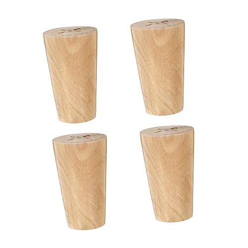GALPADA 4 Stück Möbelbeine Holz Runde Ersatzbeine für Sofas Schränke Tische und Tv Möbel Einfache Installation Elegantes Design für Renovierungsprojekte GALPADA 4 Stück Möbelbeine Holz Runde Ersatzbeine für Sofas Schränke Tische und Tv Möbel Einfache Installation Elegantes Design für Renovierungsprojekte von GALPADA