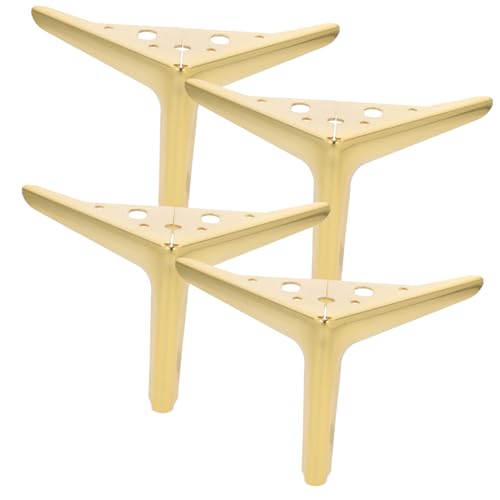 GALPADA 4 Stück Möbelfüße Metall Hochwertige Möbelbeine für Sofa Schrank und Nachttisch Elegantes Design für Moderne Einrichtung von GALPADA