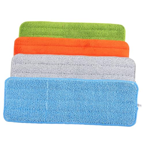GALPADA 4 Stück Mop Pads Faserstoff Ersatzbezüge für Wischmopp Waschbar und Saugfähig für Bodenreinigung Gelb Grün Blau GALPADA 4 Stück Mop Pads Faserstoff Ersatzbezüge für Wischmopp Waschbar und Saugfähig für Bodenreinigung Gelb Grün Blau von GALPADA