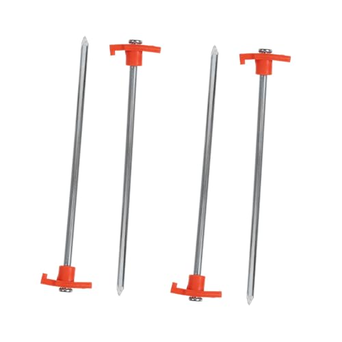GALPADA 4 Stück Schwere Zeltheringe aus Metall Robuste Camping Erdanker für Zelte Pavillons und Planen Wetterfeste Zeltnägel Langlebig und Vielseitig für Rasen EIS und Harten Boden von GALPADA