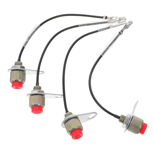 GALPADA 4 Stück Stopp Schalter für Trimmer Schutzschalter für Rasentrimmer Kompatibel und Leicht für Gartenarbeit und Zubehör GALPADA 4 Stück Stopp Schalter für Trimmer Schutzschalter für Rasentrimmer Kompatibel und Leicht für Gartenarbeit und Zubehör von GALPADA