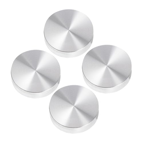 GALPADA 4 Stück Teiliges Aluminiumlegierung Rundscheiben Glasplattenadapter für Couchtisch und Endtisch Stabile Metallkreise für Sichere Verbindung Modernes Design für Glasmöbel GALPADA 4 Stück Teiliges Aluminiumlegierung Rundscheiben Glasplattenadapter für Couchtisch und Endtisch Stabile Metallkreise für Sichere Verbindung Modernes Design für Glasmöbel von GALPADA