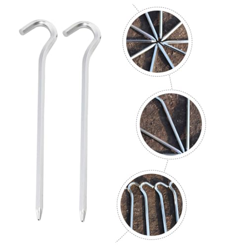 GALPADA 4 Stück Teiliges Aluminiumlegierung Zeltheringe für Outdoor Camping Ultraleicht Windfest Langlebig für Zelt und Strandmatte Befestigung GALPADA 4 Stück Teiliges Aluminiumlegierung Zeltheringe für Outdoor Camping Ultraleicht Windfest Langlebig für Zelt und Strandmatte Befestigung von GALPADA