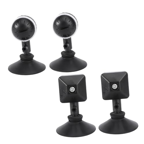 GALPADA 4 Stück Teiliges Aquarium Luftstein mit Saugnapf Verstellbarer Bubble Diffuser für Süß und Salzwasserfische Sauerstoffzufuhr Zubehör für Gesunde Aquarienbelüftung von GALPADA