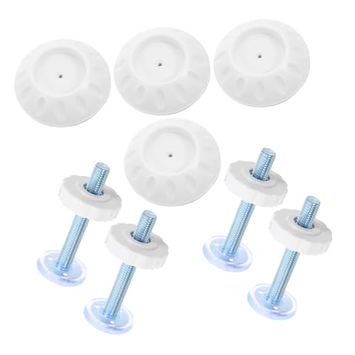 GALPADA 4 Stück Teiliges Babygitter Adapterset mit Gewindeschrauben für Treppenschutzgitter Einfache Installation Anpassbar für Verschiedene Geeignet für Treppen und Türen Weiß von GALPADA