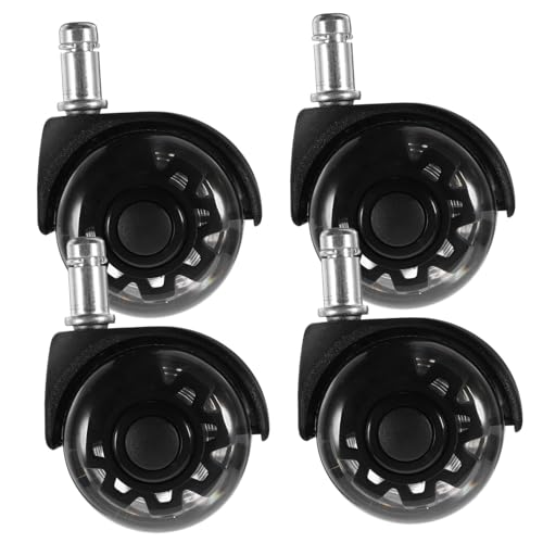 GALPADA 4 Stück Teiliges Bürostuhlrollen Schwarz transparent Leise und Kratzfest Drehbar Einfache Installation Robuste Möbelrollen Ersatz für Schreibtischstühle Vielseitig für Möbel GALPADA 4 Stück Teiliges Bürostuhlrollen Schwarz transparent Leise und Kratzfest Drehbar Einfache Installation Robuste Möbelrollen Ersatz für Schreibtischstühle Vielseitig für Möbel von GALPADA
