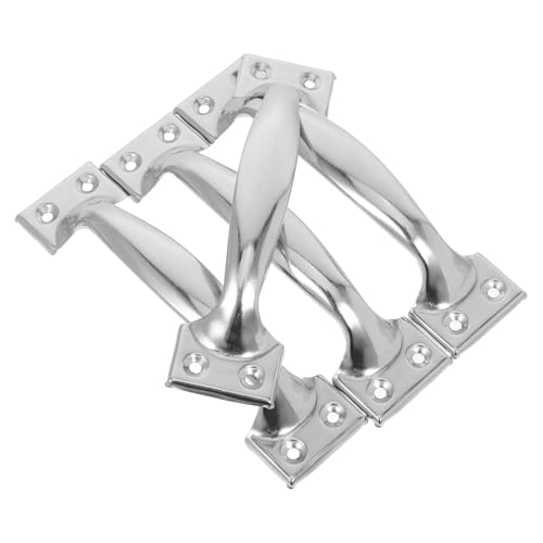 GALPADA 4 Stück Teiliges Edelstahl Wetterfester Möbelgriff für Schrank Garderobe Garten Außentüren Robust Korrosionsbeständig Modernes Design Schwere Ausführung GALPADA 4 Stück Teiliges Edelstahl Wetterfester Möbelgriff für Schrank Garderobe Garten Außentüren Robust Korrosionsbeständig Modernes Design Schwere Ausführung von GALPADA