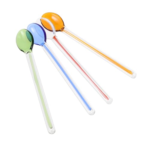 GALPADA 4 Stück Teiliges Hitzebeständige Glas rührlöffel mit Langem Stiel Farbenfrohe Milch Kaffeelöffel Vielseitig für Cocktails Desserts und Getränke Wiederverwendbar GALPADA 4 Stück Teiliges Hitzebeständige Glas rührlöffel mit Langem Stiel Farbenfrohe Milch Kaffeelöffel Vielseitig für Cocktails Desserts und Getränke Wiederverwendbar von GALPADA