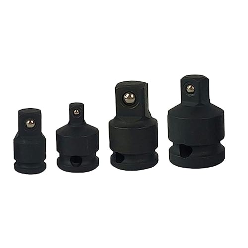 GALPADA 4 Stück Teiliges Impact Socket Adapter und Reduzierkit Schlagschrauber Adapter für Antriebe Robuste Metallkonstruktion für Sichere Anwendung mit Werkzeugen von GALPADA