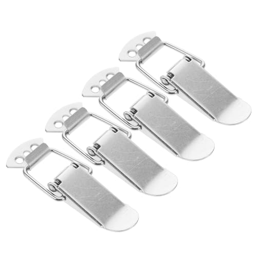 GALPADA 4 Stück Teiliges Metall Heavy Duty Duckbill Klappverschluss Robuste Kisten und Schrankverschlüsse Vielseitige Metallriegel zur Sicheren Befestigung von Werkzeug und von GALPADA
