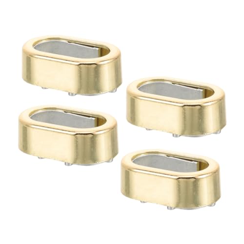 GALPADA 4 Stück Teiliges Möbelrohrhalter aus Zinklegierung Vielseitiger Kleiderstangen Endhalter für Kleiderschränke und Duschvorhangstangen Elegante Goldene Oberfläche Einfache Montage GALPADA 4 Stück Teiliges Möbelrohrhalter aus Zinklegierung Vielseitiger Kleiderstangen Endhalter für Kleiderschränke und Duschvorhangstangen Elegante Goldene Oberfläche Einfache Montage von GALPADA