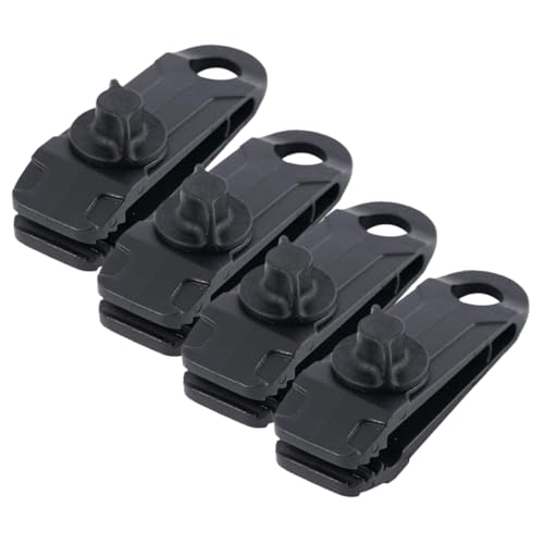 GALPADA 4 Stück Teiliges Outdoor Zelt Clips Winddichte und Robuste Planenhalter mit Vielseitig Einsetzbar für Zelte Planen Sonnensegel Einfach zu Befestigen und Tragbar für Camping und von GALPADA