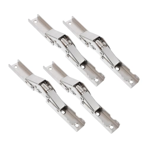 GALPADA 4 Stück Teiliges Spcc Klappscharnier Robustes Möbelscharnier mit Kugelmechanismus für Sanftes Öffnen Rostfrei Langlebig für Schranktüren und Klapptüren GALPADA 4 Stück Teiliges Spcc Klappscharnier Robustes Möbelscharnier mit Kugelmechanismus für Sanftes Öffnen Rostfrei Langlebig für Schranktüren und Klapptüren von GALPADA