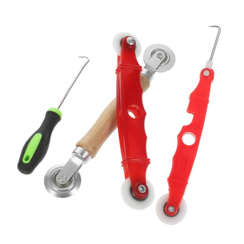 GALPADA 4 Stück Teiliges Spline Screen Tool Griff Fenster und Tür Reparaturkit für Fliegengitter Langlebiges Splining Werkzeug für Schnelle und Einfache Gitterreparatur von GALPADA