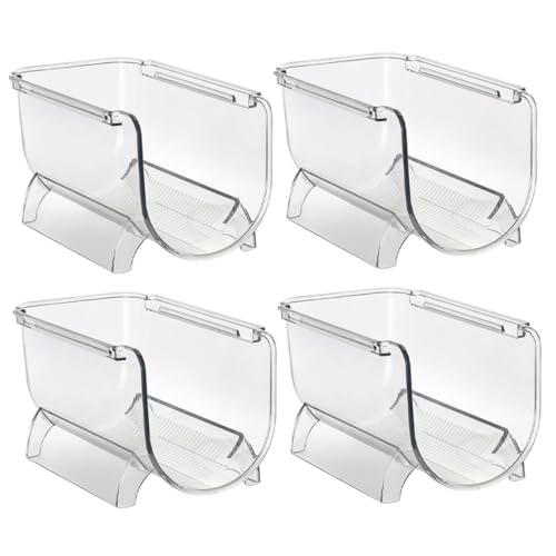 GALPADA 4 Stück Teiliges Weinflaschenhalter aus Hochwertigem Transparentem Pet Platzsparend für Kühlschrank und Küchenarbeitsplatte Multifunktionales Weinregal zur Praktischen GALPADA 4 Stück Teiliges Weinflaschenhalter aus Hochwertigem Transparentem Pet Platzsparend für Kühlschrank und Küchenarbeitsplatte Multifunktionales Weinregal zur Praktischen von GALPADA