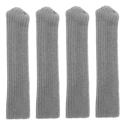 GALPADA 4 Stück Türgriffschutz aus Langlebigem Material Hitze Kälteschützende Türknauf isolierung Kratzschutz und Komfortverbesserung für Kindersicherheit Graue Türgriffhüllen von GALPADA