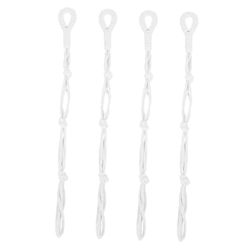 GALPADA 4 Stück Verstellbare Makramee Pflanzenhalter Verlängerung für Hängende Blumentöpfe Strapazierfähiges Weißes Seil für Innen Außendekoration Platzsparend und Kindersicher GALPADA 4 Stück Verstellbare Makramee Pflanzenhalter Verlängerung für Hängende Blumentöpfe Strapazierfähiges Weißes Seil für Innen Außendekoration Platzsparend und Kindersicher von GALPADA