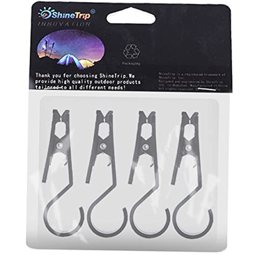 GALPADA 4 Stück Zeltclips Robuste Planenklammern für Winddichtigkeit Tragbare Zeltbefestigung für Camping Outdoor Reisen rutschfeste Tuchklemmen GALPADA 4 Stück Zeltclips Robuste Planenklammern für Winddichtigkeit Tragbare Zeltbefestigung für Camping Outdoor Reisen rutschfeste Tuchklemmen von GALPADA