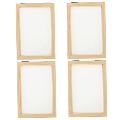 GALPADA 4 Teiliges Holzkunst Bilderrahmen Materialpaket Papierrahmen Kit Rahmenherstellung Für DIY Papier Scrapbook Form Papierherstellung Fertigung Hausgemachter Handrahmen GALPADA 4 Teiliges Holzkunst Bilderrahmen Materialpaket Papierrahmen Kit Rahmenherstellung Für DIY Papier Scrapbook Form Papierherstellung Fertigung Hausgemachter Handrahmen von GALPADA