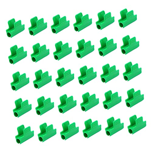 GALPADA 40 Stück Gewächshaus Folienklemmen Robuste Clips für Gartenrahmen Verstellbare Pflanzenclips für Folientunnel und Schattiernetz von GALPADA