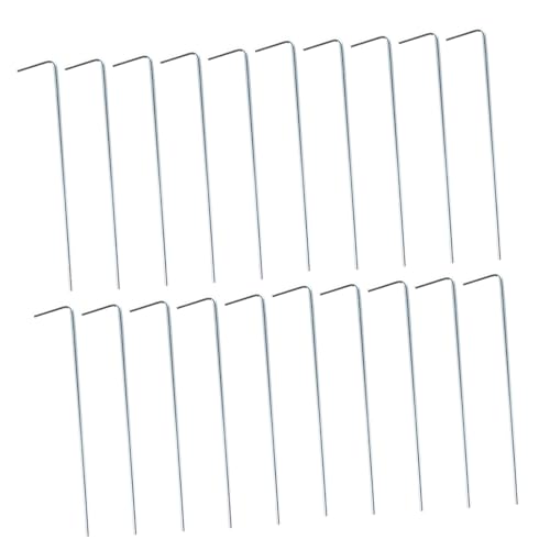 GALPADA 40 Stück Teiliges Zeltheringe aus Verstärktem Starke Robuste Erdanker für Camping Garten und Zeltdachbefestigung Wetterbeständig Silberfarben GALPADA 40 Stück Teiliges Zeltheringe aus Verstärktem Starke Robuste Erdanker für Camping Garten und Zeltdachbefestigung Wetterbeständig Silberfarben von GALPADA