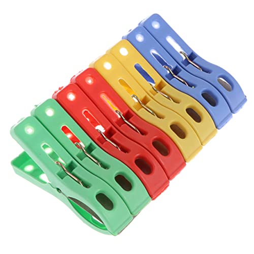 GALPADA 40Stücke Große Winddichte Wäscheklammern für Strandtücher und Kleidung Robuste Clips für Handtücher und Vorhänge für Garten von GALPADA