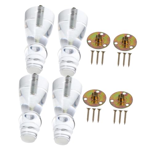 GALPADA 4stücke Transparente Möbelbeine Ersatzfüße Für Sofa Schrank Stuhl Konische Beine Für Couch Tisch Kommode Bett Schrank GALPADA 4stücke Transparente Möbelbeine Ersatzfüße Für Sofa Schrank Stuhl Konische Beine Für Couch Tisch Kommode Bett Schrank von GALPADA